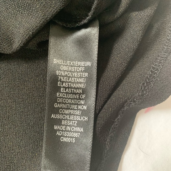 Adrianna Papell  Black 3/4 Sleeve Blouse RN#59782 - Picture 7 of 8